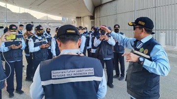Gladi Pos Bantuan Haji di Mina