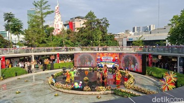 HUT ke-498 Jakarta di Blok M: Dibuka Tarian & Lagu Betawi