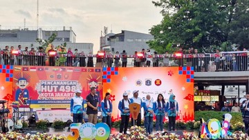 Pramono canangkan HUT Jakarta 498 & Revitalisasi Blok M Hub.