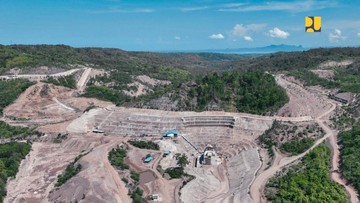 Bendungan Mbay NTT: Progres 80,69%