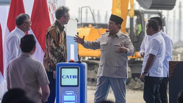 Prabowo Kaget TW Hadiri Groundbreaking Baterai EV