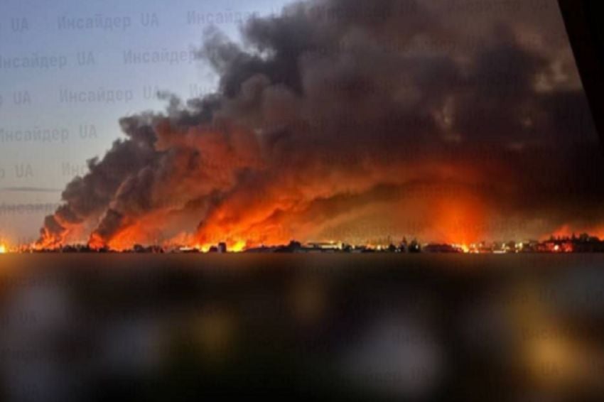 Kyiv Terbakar: Serangan Rudal Rusia